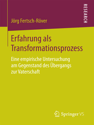cover image of Erfahrung als Transformationsprozess